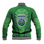 Canberra Raiders Rugby Mascot Baseball Jacket Australian Rugby Culture - Tribal Inspired Viking Warrior