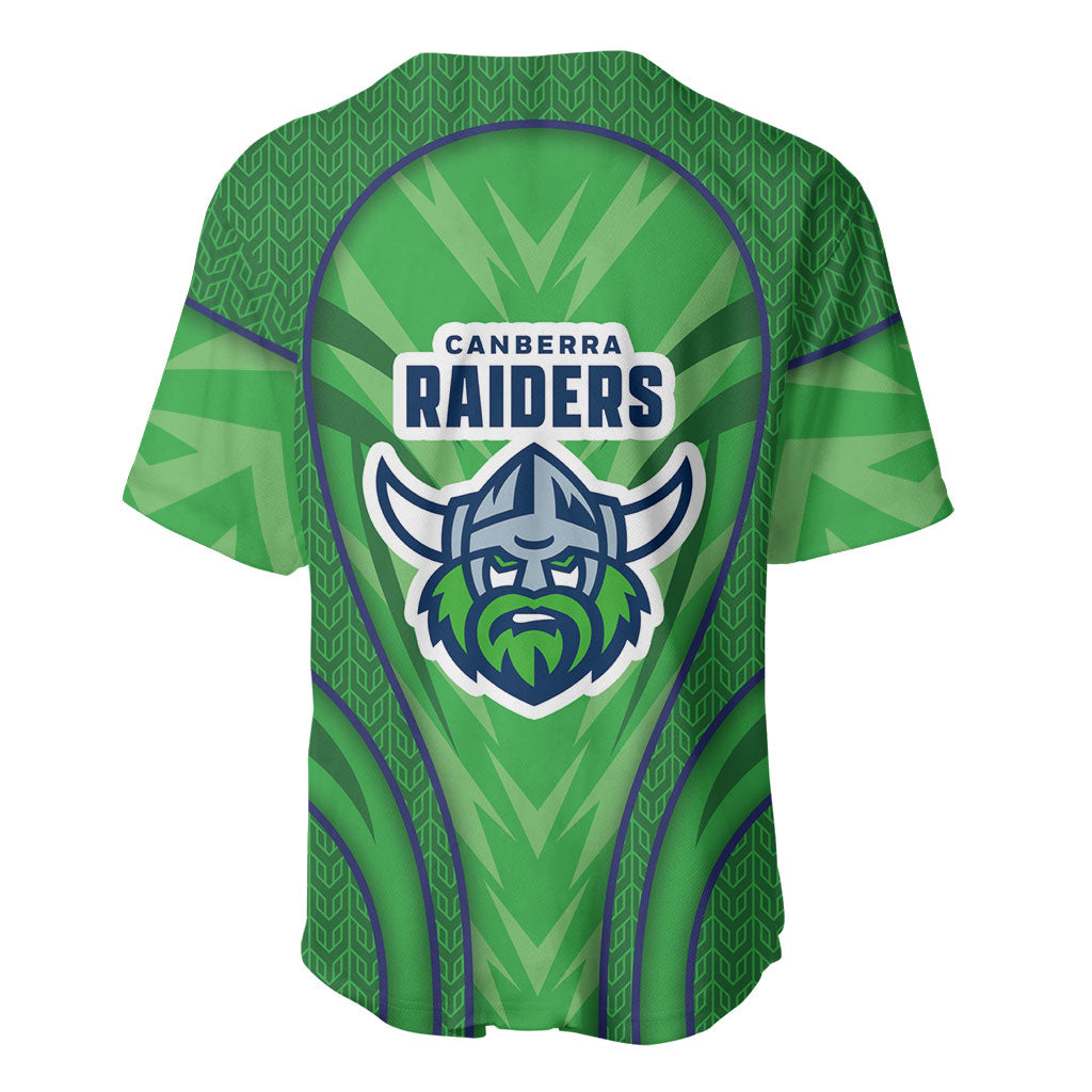 Canberra Raiders Rugby Mascot Baseball Jersey Australian Rugby Culture - Tribal Inspired Viking Warrior