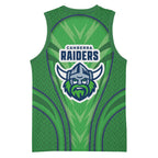 Canberra Raiders Rugby Mascot Basketball Jersey Australian Rugby Culture - Tribal Inspired Viking Warrior