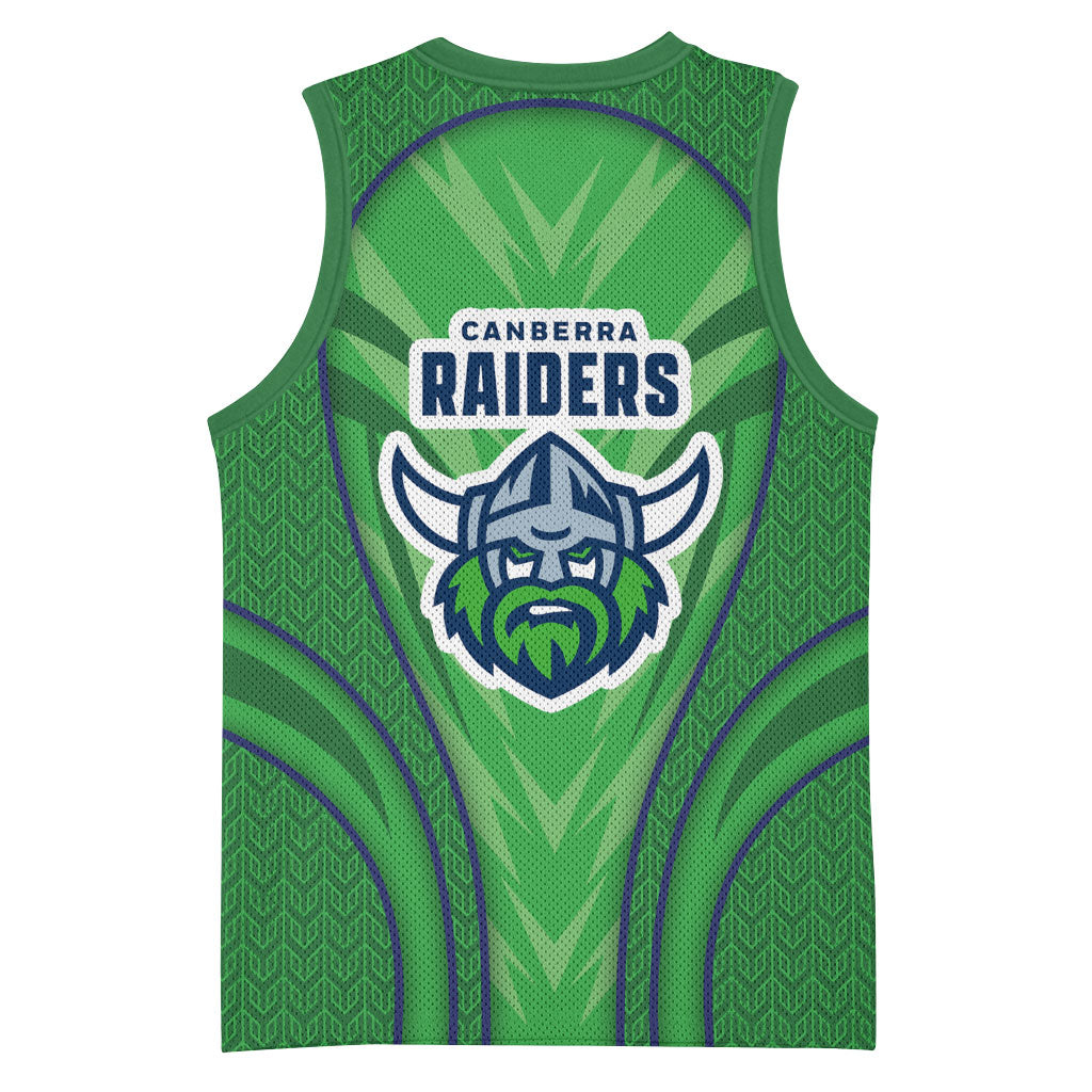 Canberra Raiders Rugby Mascot Basketball Jersey Australian Rugby Culture - Tribal Inspired Viking Warrior