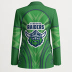 Canberra Raiders Rugby Mascot Blazer Australian Rugby Culture - Tribal Inspired Viking Warrior