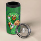 Canberra Raiders Rugby Mascot 4 in 1 Can Cooler Tumbler Australian Rugby Culture - Tribal Inspired Viking Warrior