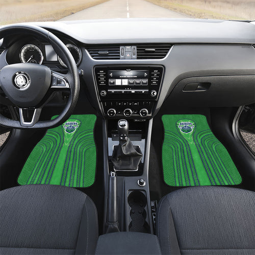 Canberra Raiders Rugby Mascot Car Mats Australian Rugby Culture - Tribal Inspired Viking Warrior