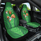 Canberra Raiders Rugby Mascot Car Seat Cover Australian Rugby Culture - Tribal Inspired Viking Warrior