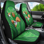 Canberra Raiders Rugby Mascot Car Seat Cover Australian Rugby Culture - Tribal Inspired Viking Warrior
