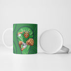 Canberra Raiders Rugby Mascot Ceramic Mug Australian Rugby Culture - Tribal Inspired Viking Warrior