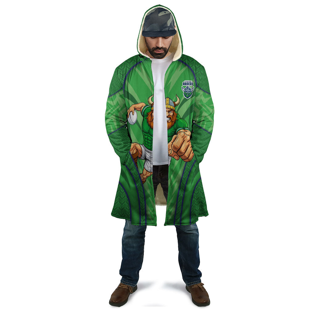 Canberra Raiders Rugby Mascot Cloak Australian Rugby Culture - Tribal Inspired Viking Warrior