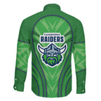 Canberra Raiders Rugby Mascot Family Matching Mermaid Dress and Hawaiian Shirt Australian Rugby Culture - Tribal Inspired Viking Warrior