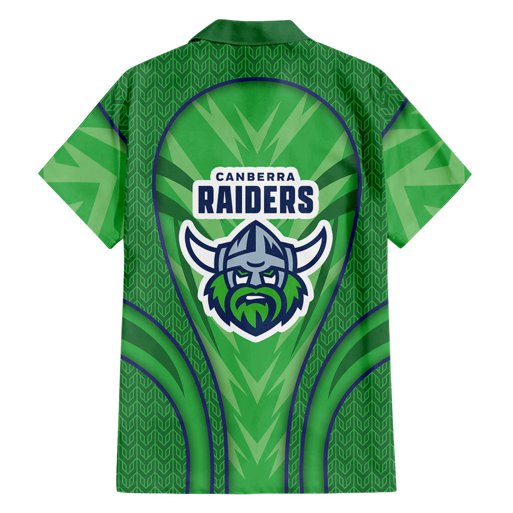 Canberra Raiders Rugby Mascot Family Matching Tank Maxi Dress and Hawaiian Shirt Australian Rugby Culture - Tribal Inspired Viking Warrior