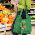 Canberra Raiders Rugby Mascot Grocery Bag Australian Rugby Culture - Tribal Inspired Viking Warrior