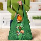 Canberra Raiders Rugby Mascot Grocery Bag Australian Rugby Culture - Tribal Inspired Viking Warrior