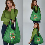 Canberra Raiders Rugby Mascot Grocery Bag Australian Rugby Culture - Tribal Inspired Viking Warrior