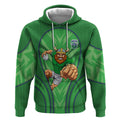 Canberra Raiders Rugby Mascot Hoodie Australian Rugby Culture - Tribal Inspired Viking Warrior