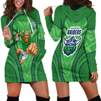 Canberra Raiders Rugby Mascot Hoodie Dress Australian Rugby Culture - Tribal Inspired Viking Warrior
