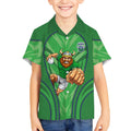 Canberra Raiders Rugby Mascot Kid Hawaiian Shirt Australian Rugby Culture - Tribal Inspired Viking Warrior