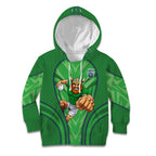 Canberra Raiders Rugby Mascot Kid Hoodie Australian Rugby Culture - Tribal Inspired Viking Warrior