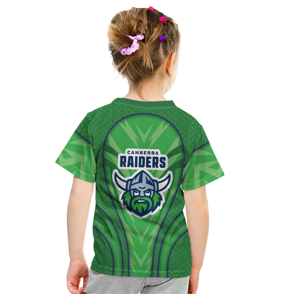 Canberra Raiders Rugby Mascot Kid T Shirt Australian Rugby Culture - Tribal Inspired Viking Warrior