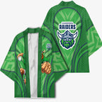 Canberra Raiders Rugby Mascot Kimono Australian Rugby Culture - Tribal Inspired Viking Warrior