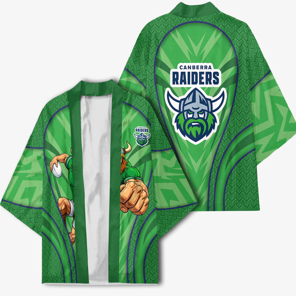 Canberra Raiders Rugby Mascot Kimono Australian Rugby Culture - Tribal Inspired Viking Warrior