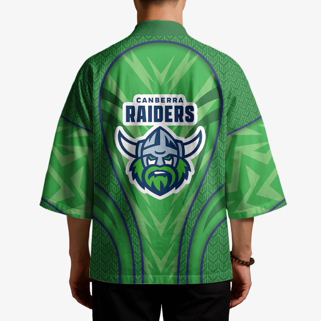 Canberra Raiders Rugby Mascot Kimono Australian Rugby Culture - Tribal Inspired Viking Warrior