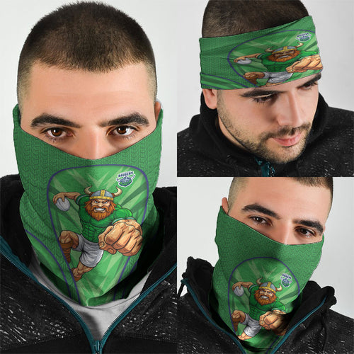 Canberra Raiders Rugby Mascot Neck Gaiter Australian Rugby Culture - Tribal Inspired Viking Warrior