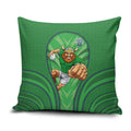 Canberra Raiders Rugby Mascot Pillow Cover Australian Rugby Culture - Tribal Inspired Viking Warrior