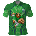 Canberra Raiders Rugby Mascot Polo Shirt Australian Rugby Culture - Tribal Inspired Viking Warrior