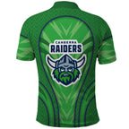 Canberra Raiders Rugby Mascot Polo Shirt Australian Rugby Culture - Tribal Inspired Viking Warrior