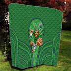 Canberra Raiders Rugby Mascot Quilt Australian Rugby Culture - Tribal Inspired Viking Warrior