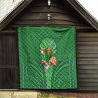 Canberra Raiders Rugby Mascot Quilt Australian Rugby Culture - Tribal Inspired Viking Warrior