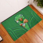 Canberra Raiders Rugby Mascot Rubber Doormat Australian Rugby Culture - Tribal Inspired Viking Warrior