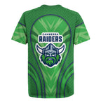 Canberra Raiders Rugby Mascot Rugby Jersey Australian Rugby Culture - Tribal Inspired Viking Warrior