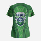 Canberra Raiders Rugby Mascot Scrub Top Australian Rugby Culture - Tribal Inspired Viking Warrior