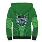 Canberra Raiders Rugby Mascot Sherpa Hoodie Australian Rugby Culture - Tribal Inspired Viking Warrior