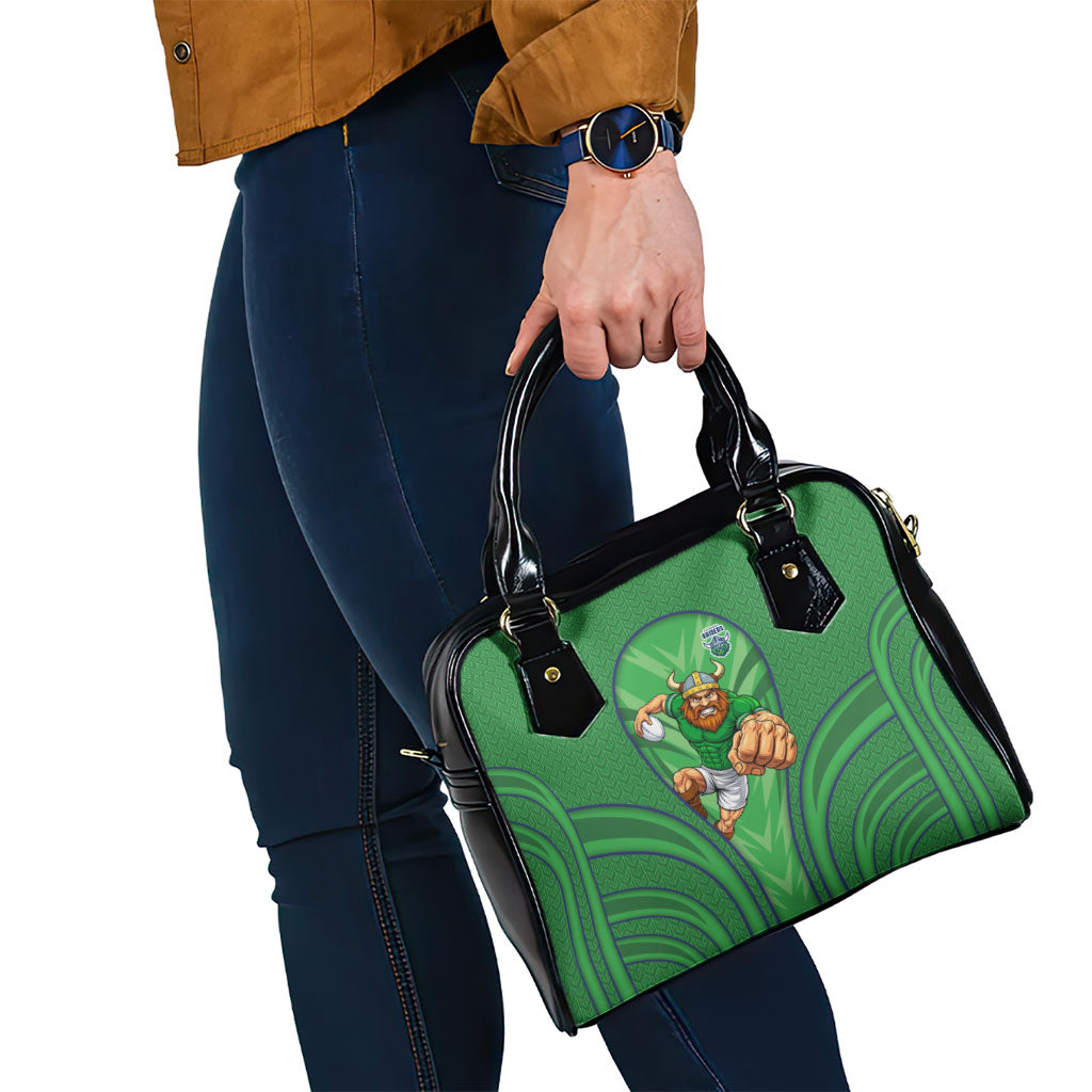 Canberra Raiders Rugby Mascot Shoulder Handbag Australian Rugby Culture - Tribal Inspired Viking Warrior