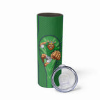 Canberra Raiders Rugby Mascot Skinny Tumbler Australian Rugby Culture - Tribal Inspired Viking Warrior