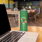 Canberra Raiders Rugby Mascot Skinny Tumbler Australian Rugby Culture - Tribal Inspired Viking Warrior