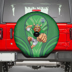 Canberra Raiders Rugby Mascot Spare Tire Cover Australian Rugby Culture - Tribal Inspired Viking Warrior