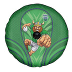 Canberra Raiders Rugby Mascot Spare Tire Cover Australian Rugby Culture - Tribal Inspired Viking Warrior