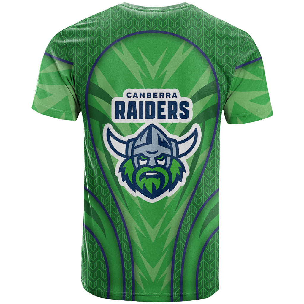 Canberra Raiders Rugby Mascot T Shirt Australian Rugby Culture - Tribal Inspired Viking Warrior