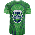 Canberra Raiders Rugby Mascot T Shirt Australian Rugby Culture - Tribal Inspired Viking Warrior