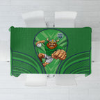 Canberra Raiders Rugby Mascot Tablecloth Australian Rugby Culture - Tribal Inspired Viking Warrior