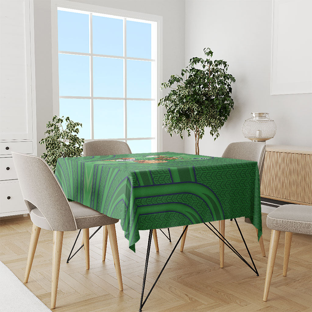Canberra Raiders Rugby Mascot Tablecloth Australian Rugby Culture - Tribal Inspired Viking Warrior