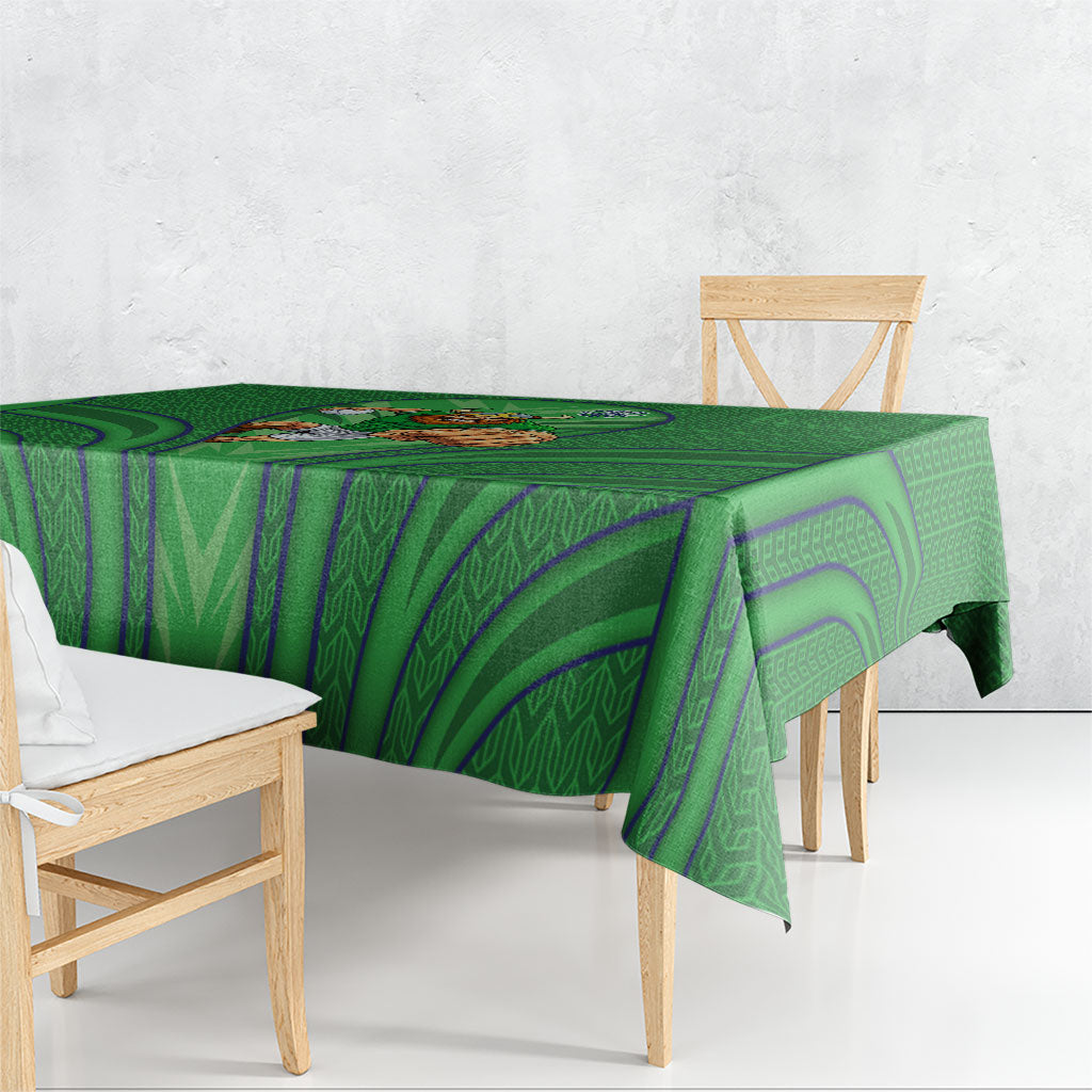 Canberra Raiders Rugby Mascot Tablecloth Australian Rugby Culture - Tribal Inspired Viking Warrior