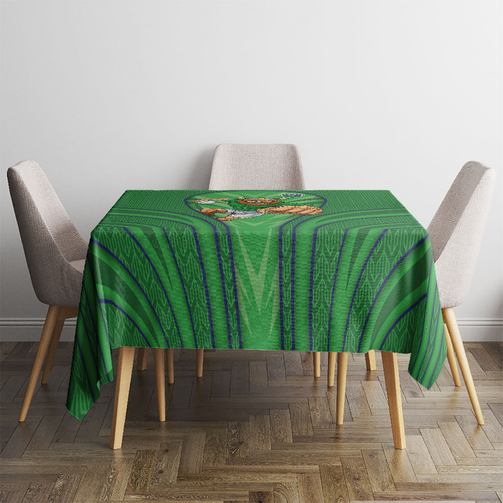 Canberra Raiders Rugby Mascot Tablecloth Australian Rugby Culture - Tribal Inspired Viking Warrior