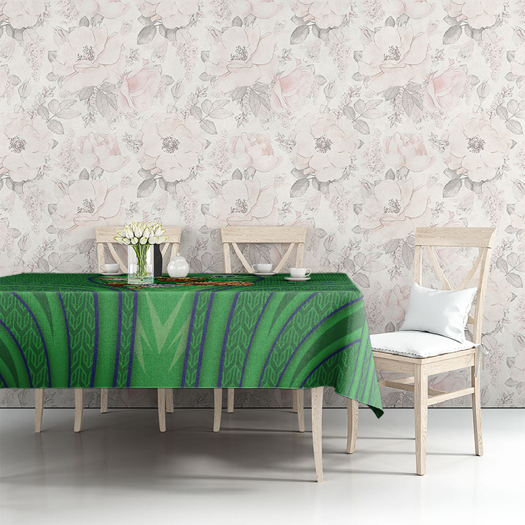 Canberra Raiders Rugby Mascot Tablecloth Australian Rugby Culture - Tribal Inspired Viking Warrior