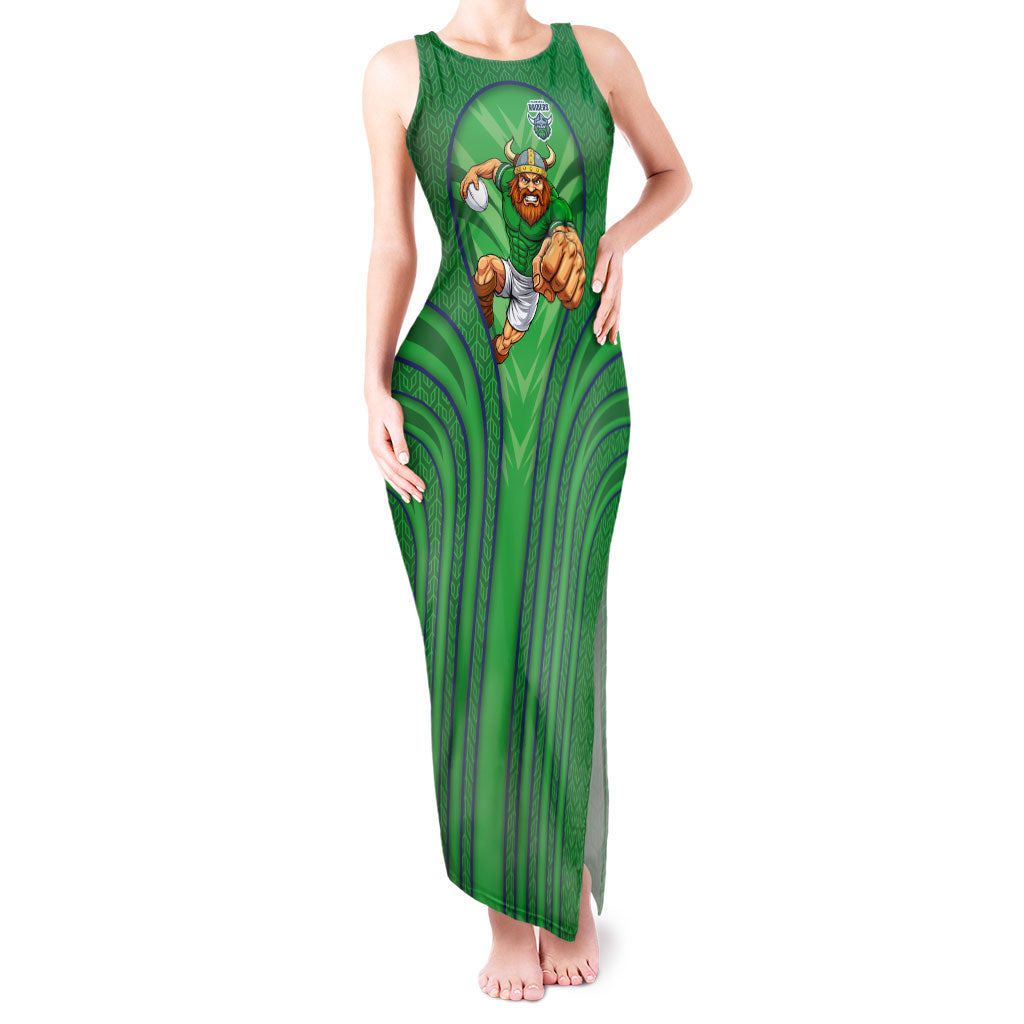 Canberra Raiders Rugby Mascot Tank Maxi Dress Australian Rugby Culture - Tribal Inspired Viking Warrior