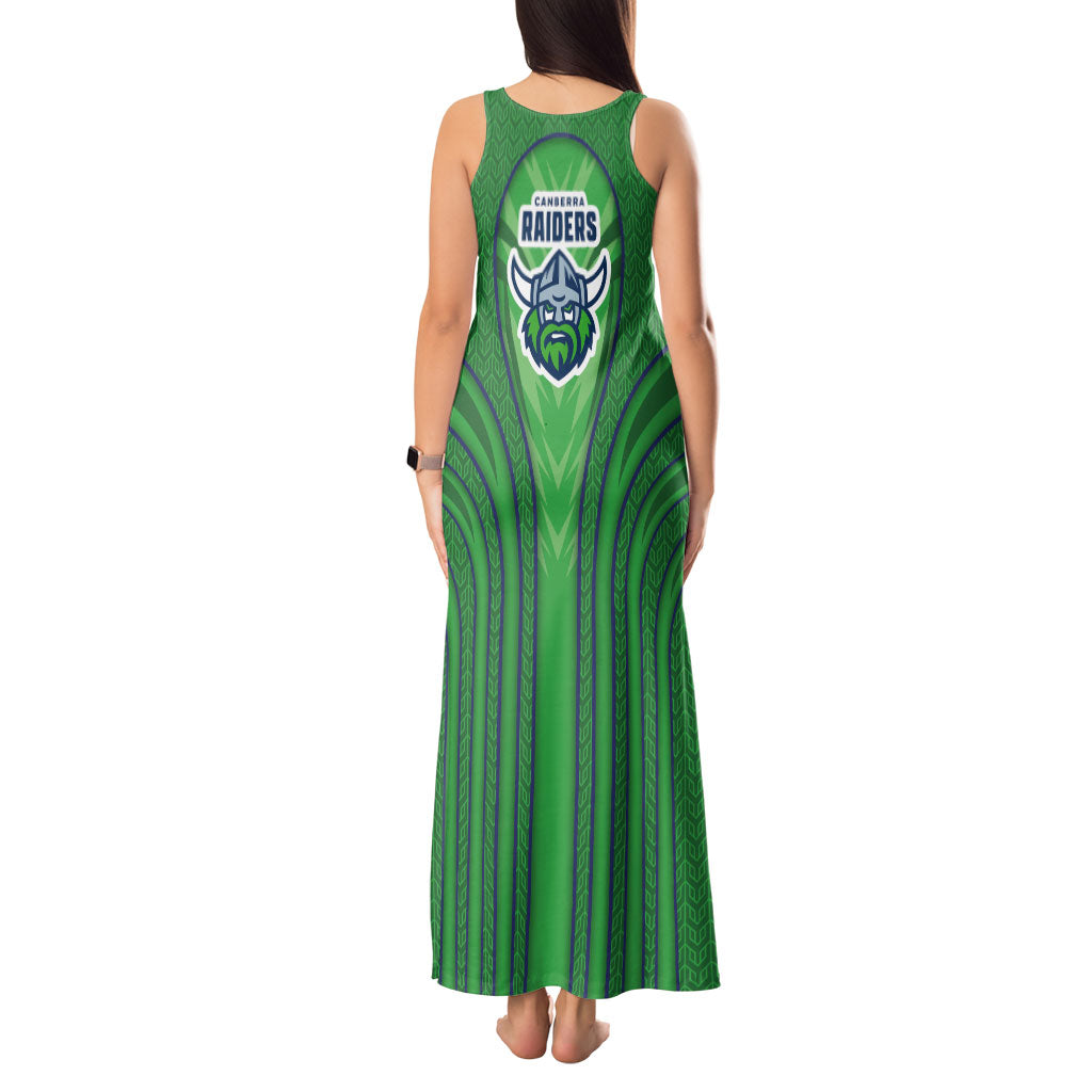 Canberra Raiders Rugby Mascot Tank Maxi Dress Australian Rugby Culture - Tribal Inspired Viking Warrior