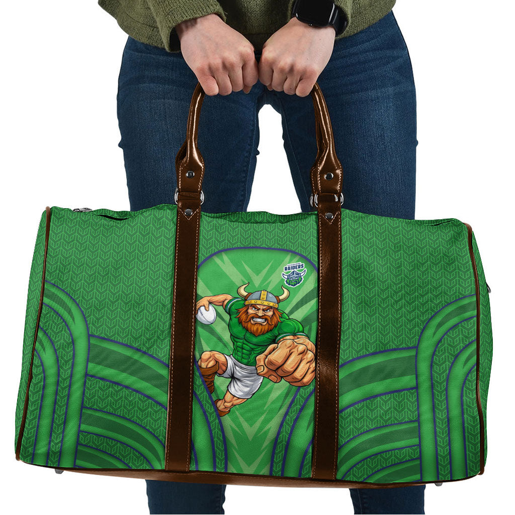 Canberra Raiders Rugby Mascot Travel Bag Australian Rugby Culture - Tribal Inspired Viking Warrior