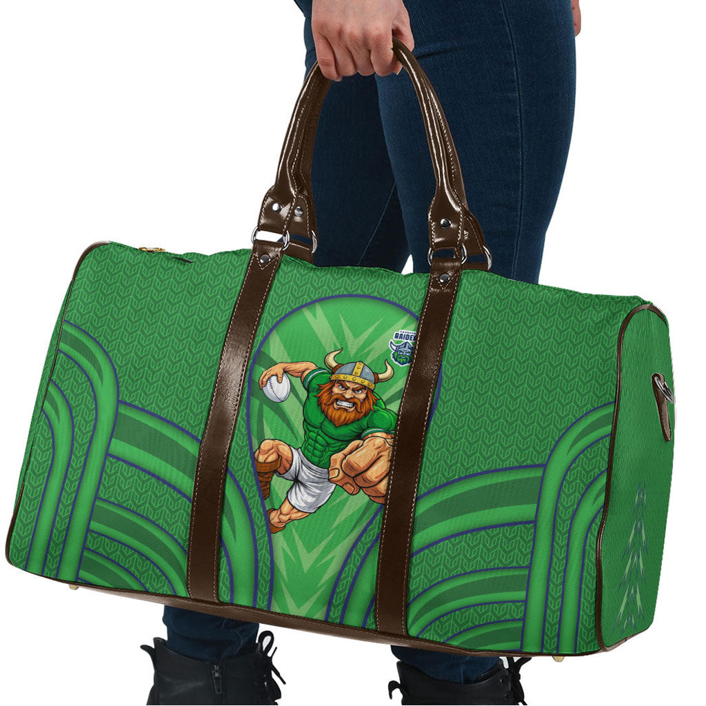 Canberra Raiders Rugby Mascot Travel Bag Australian Rugby Culture - Tribal Inspired Viking Warrior